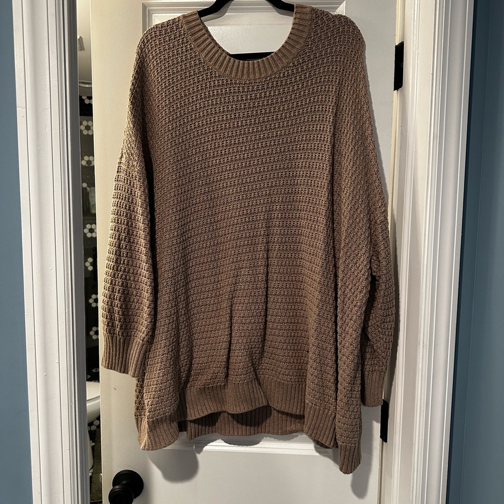 Cozy Knit Sweater in Warm Beige